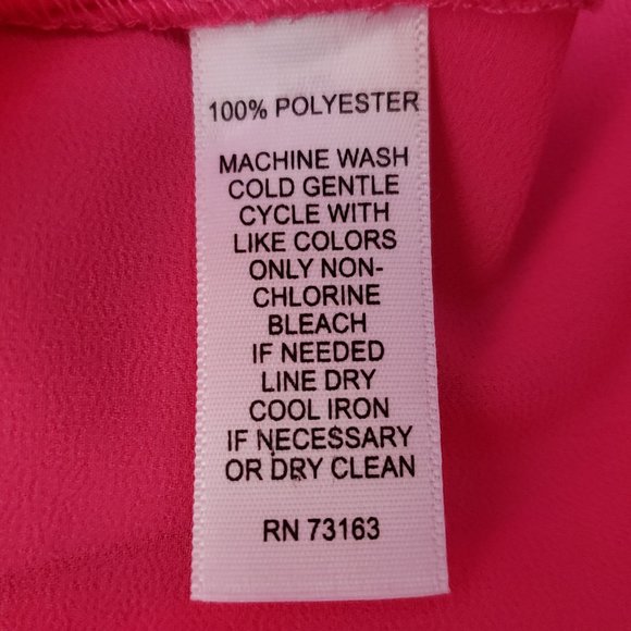 WILLI SMITH Pink Tank Flowy Drape Keyhole Back - Picture 6 of 6